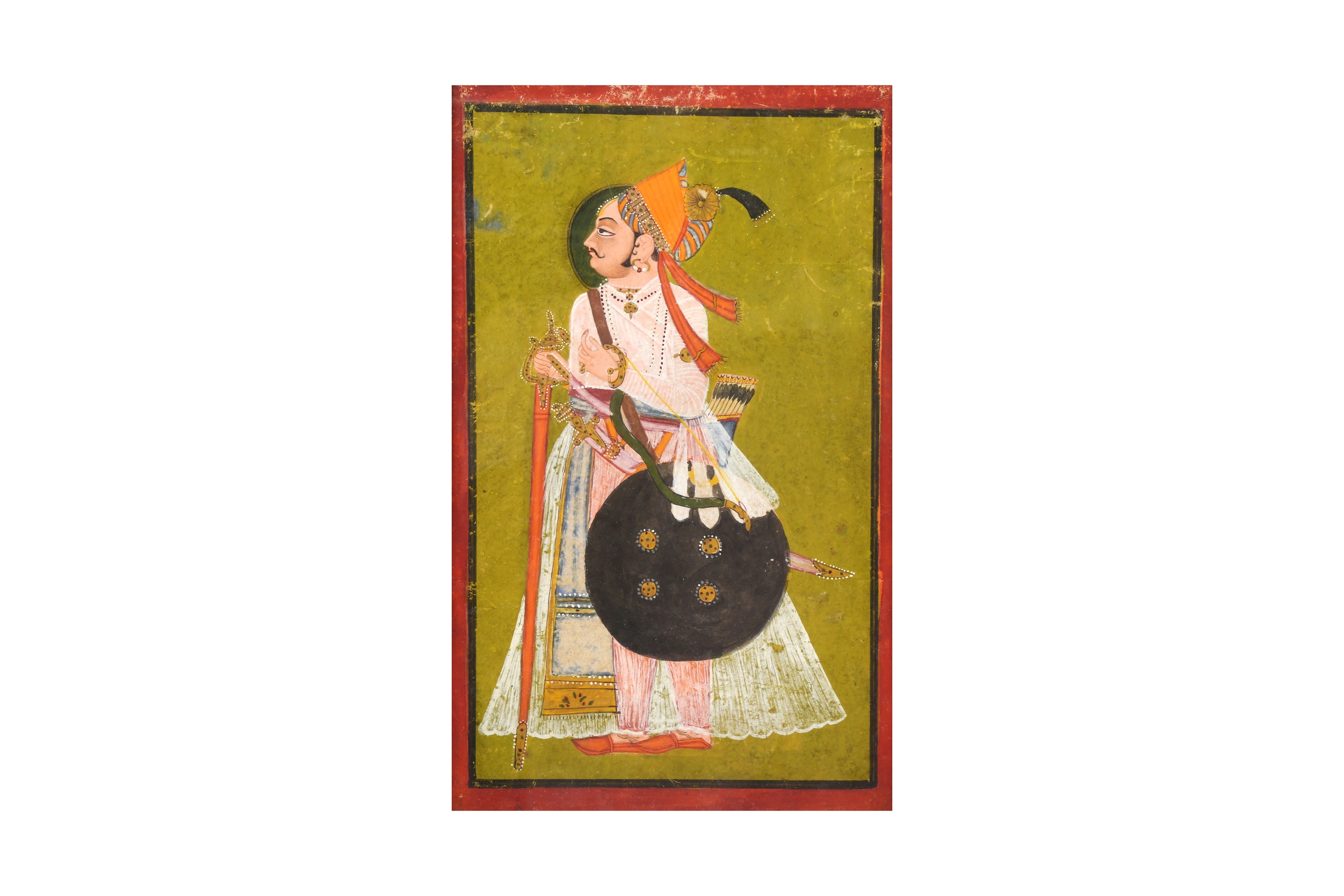 Northern Indian School, 19th Century | the vertical composition ...