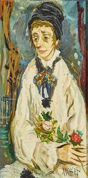 « Personnage à la rose » by Gabriel Dauchot