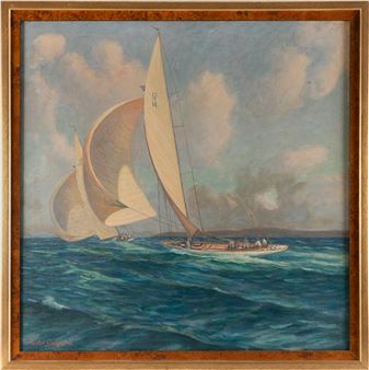 Race between the Northern Light and the Gleam . - Victor Nickol