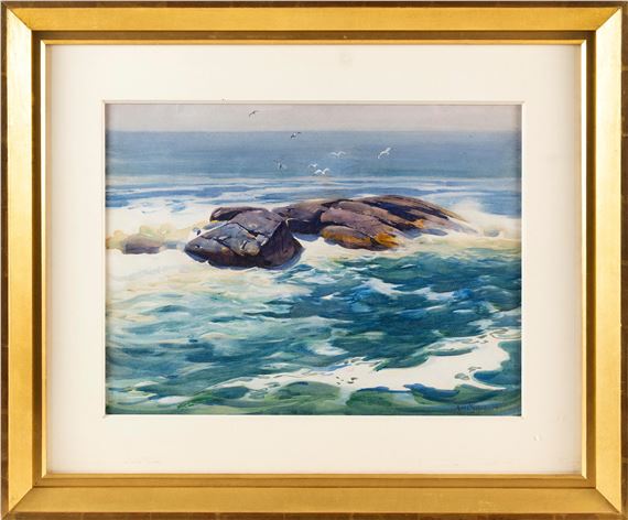 "Norton's Ledge Monhegan". by Sears Gallagher