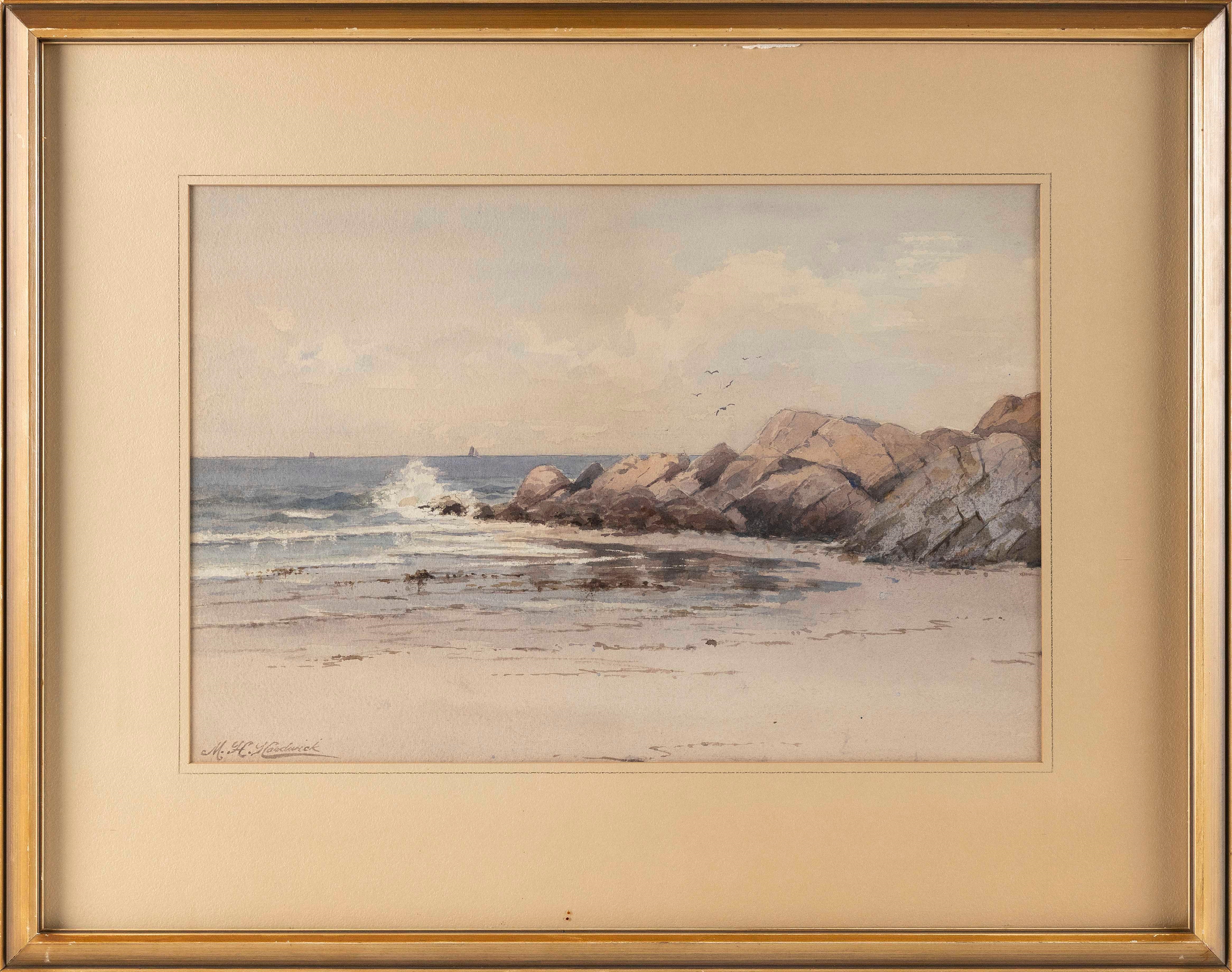 Melbourne Havelock Hardwick | Shore scene. | MutualArt