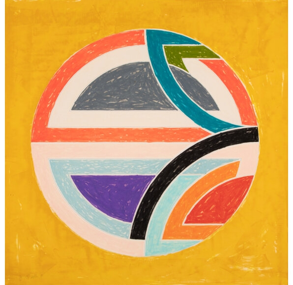Sinjerli Variation Squared with Colored Ground Ia, by Frank Stella, 1981
