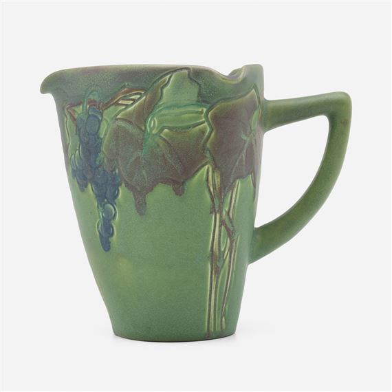 Sallie Coyne | Incised Mat pitcher with grapevines (1905) | MutualArt