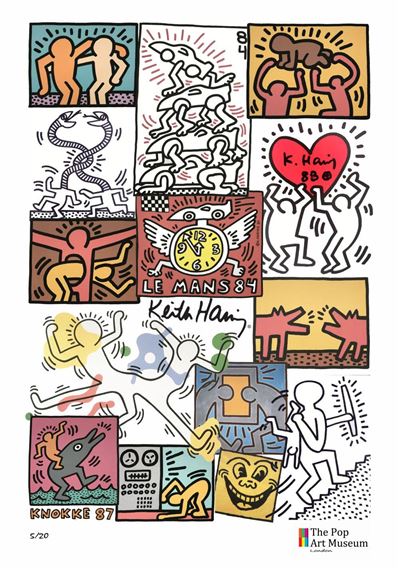 Keith Haring | PATCHWORK LOVE | MutualArt