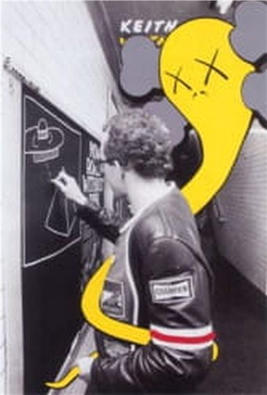 KAWS | Keith Haring & Yellow Companion | MutualArt