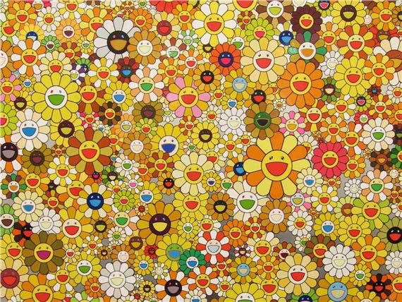 Takashi Murakami | Field of flowers | MutualArt
