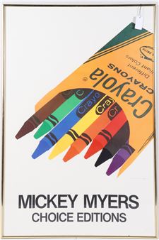 MICKEY MYERS Crayolas Posters クレヨン ポスター | nate-hospital.com