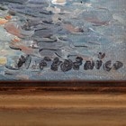 Artwork by Massimo Federico, Vele al Tramonto, Capri, Made of oil on canvas