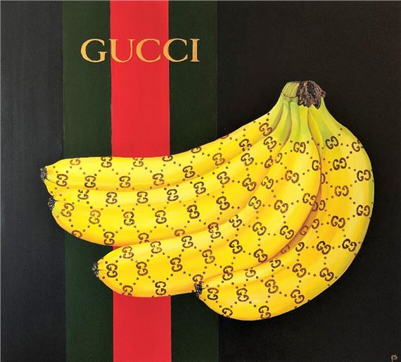 GUCCI＆CHANEL コラボ絵 海外正規品 Lena Smirnova | Gucci bananas (2021) | MutualArt