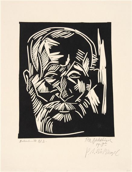 Porträt Peter Sussieck by Peter August Böckstiegel, 1918