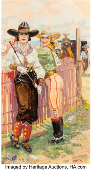 Dave Powell | Gus and Woodrow, characters from Lonesome Dove on a