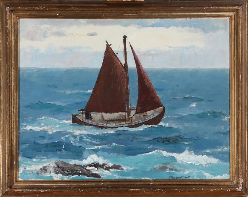 sigurd-kielland-brandt-a-sailship-in-rough-seas-mutualart