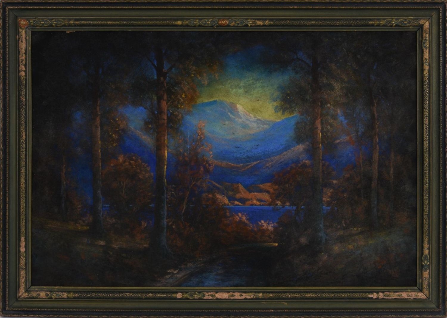 Maxfield Parrish Pastel Illustration, Manner of Maxfield Parish