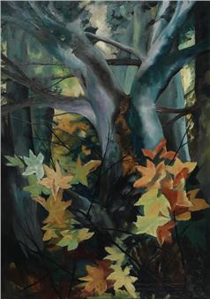 Forest scenery - Elna Heiberg Bendixen