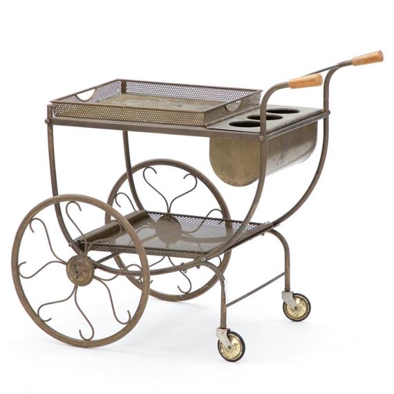 Josef Frank A brass tea trolley MutualArt