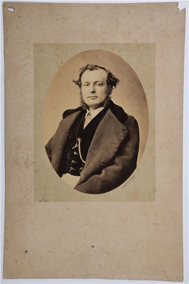 Portrait d'homme by Pierre Petit, circa 1865