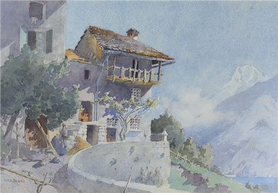 watercolour by Henry Richard Beadon Donne