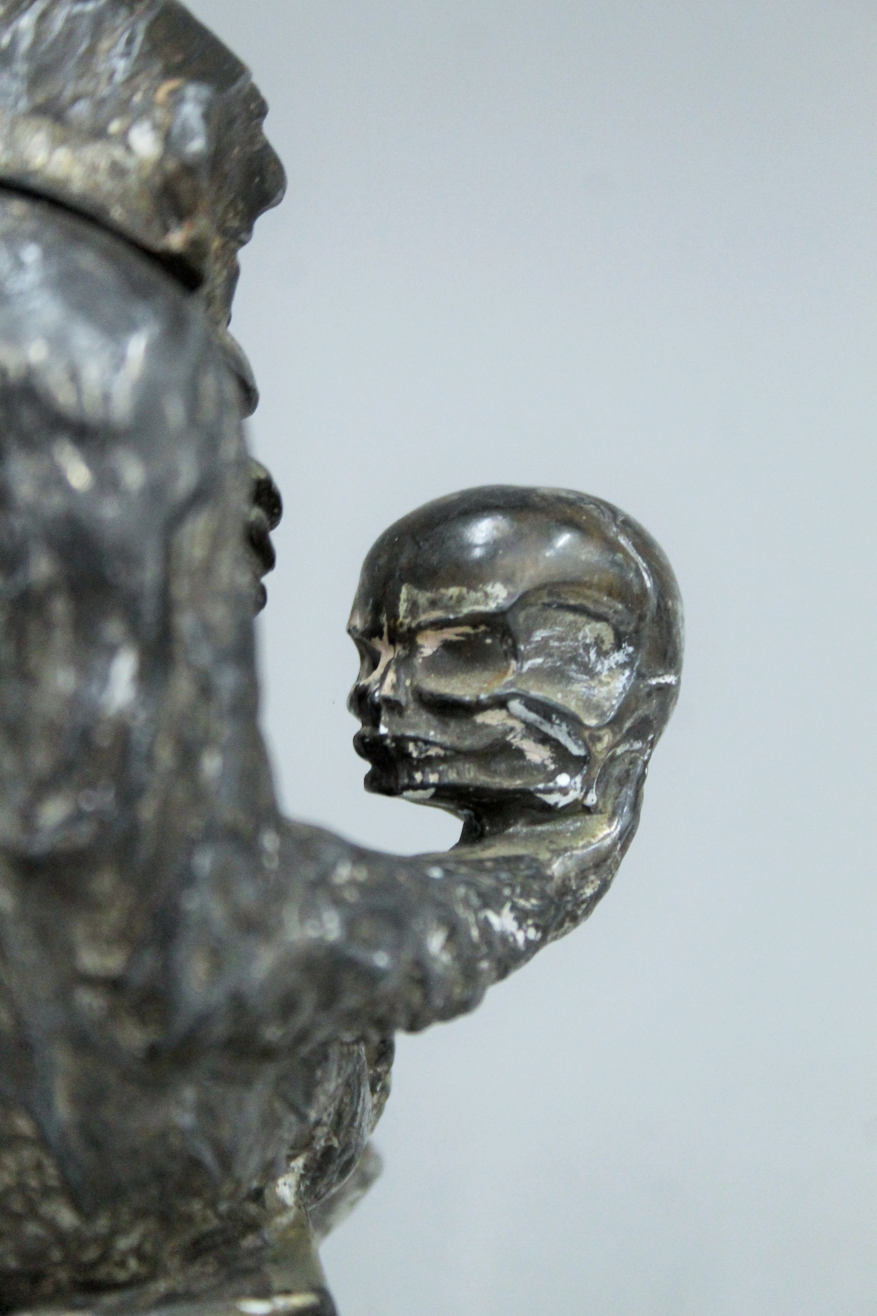 Gertrude Alice Meredith Williams | a silvered pewter sculpture of an ...