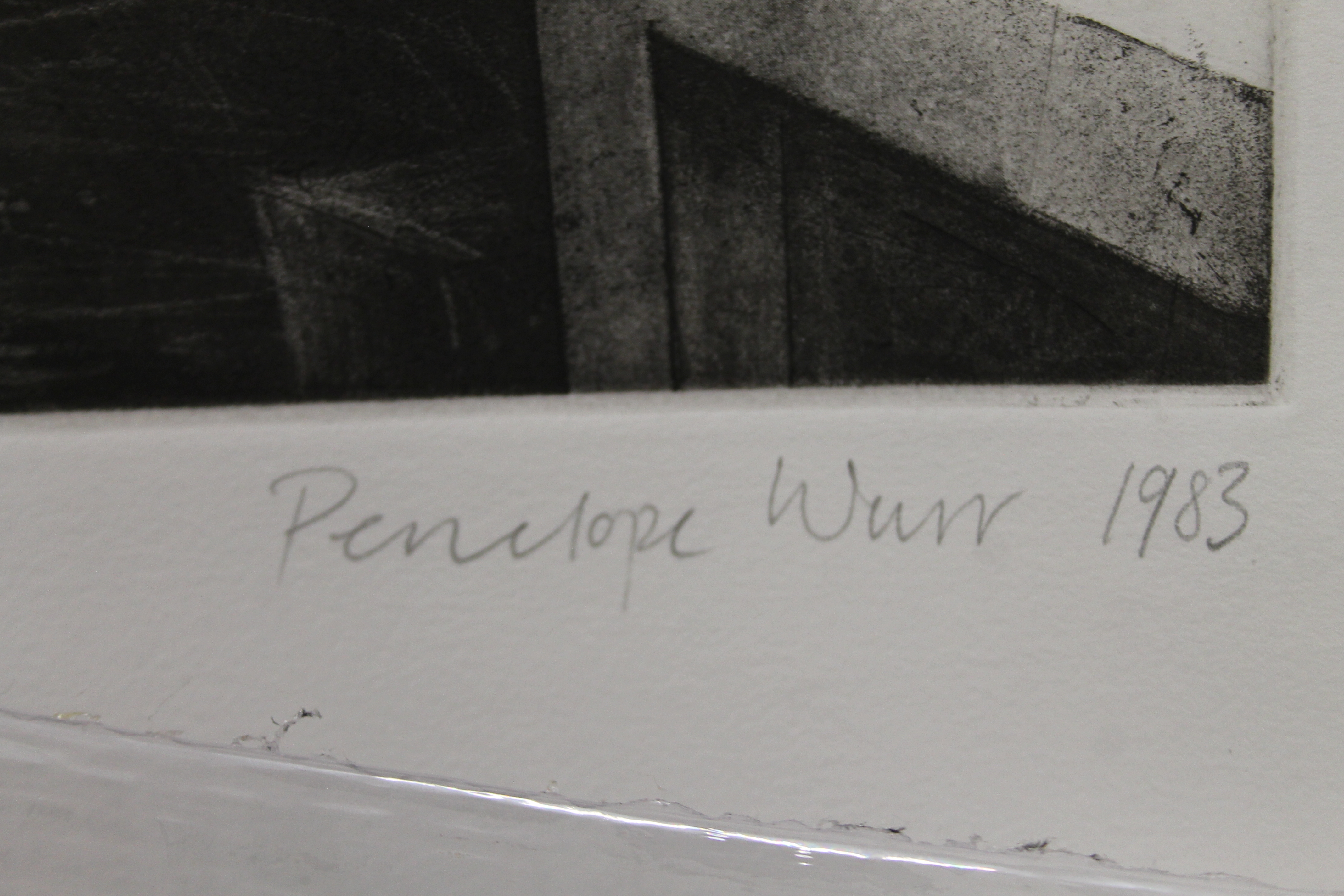 Artwork by Penelope Wurr, Ladies in Waiting, Made of limited edition print