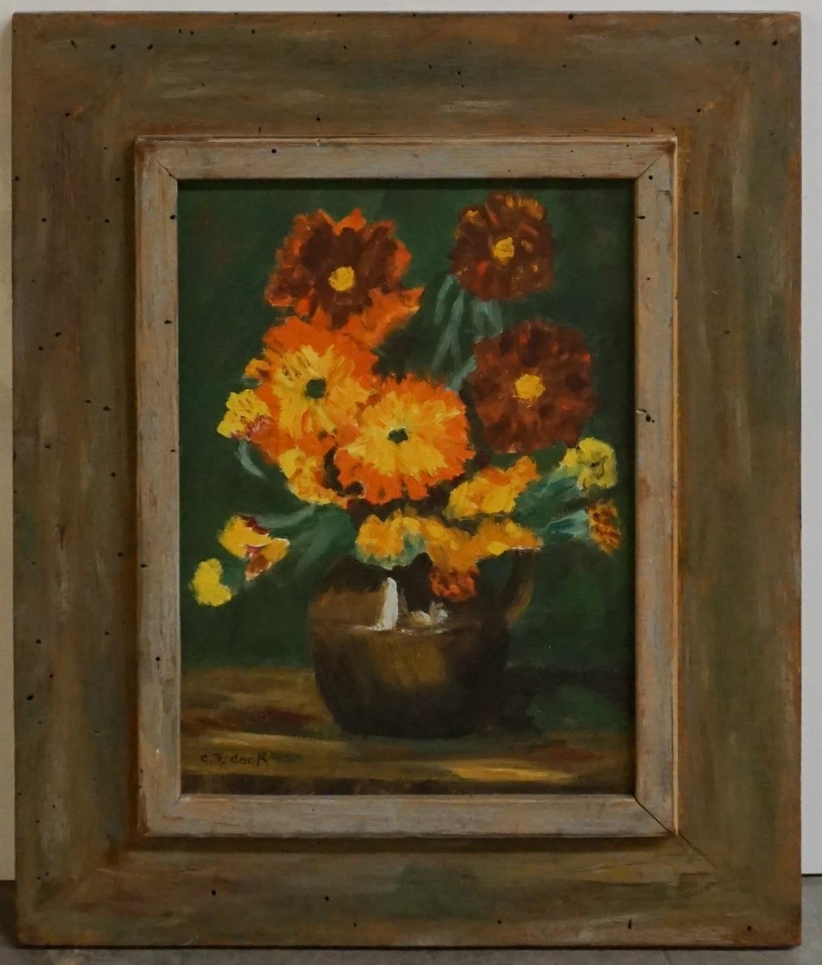 Charles F. Cook | Still Life of a Vase of Flowers | MutualArt
