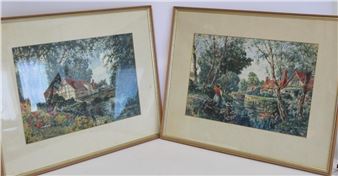 Mill cottages - a pair - Alfred J. Ternoath