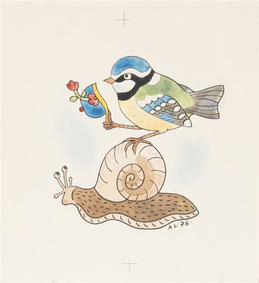 Alena Ladová | Bird Tale - design illustration | MutualArt