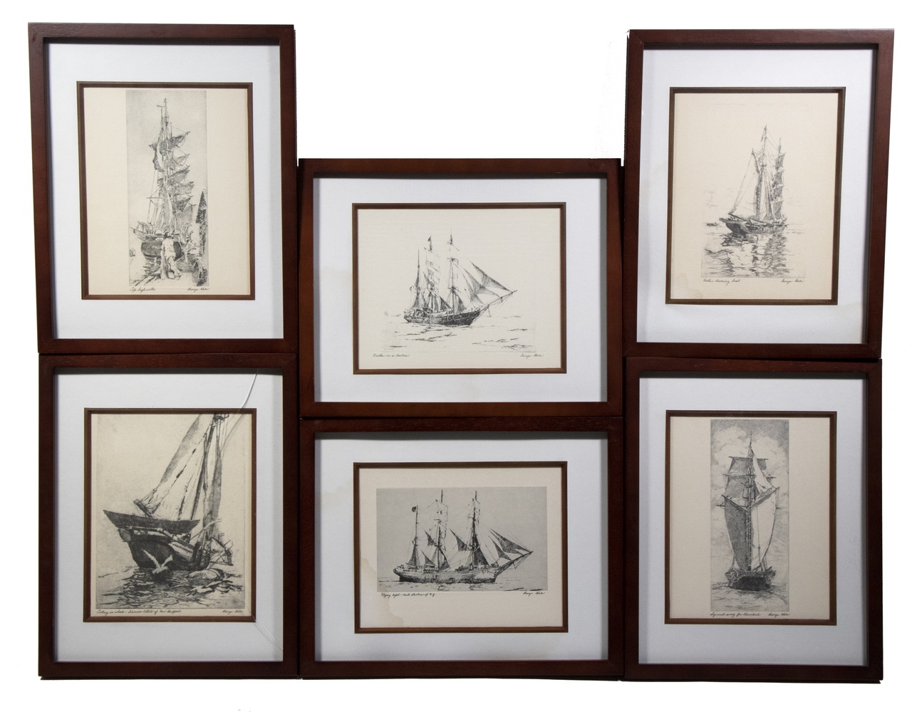 Gale All etching with printed titles and signatures MutualArt