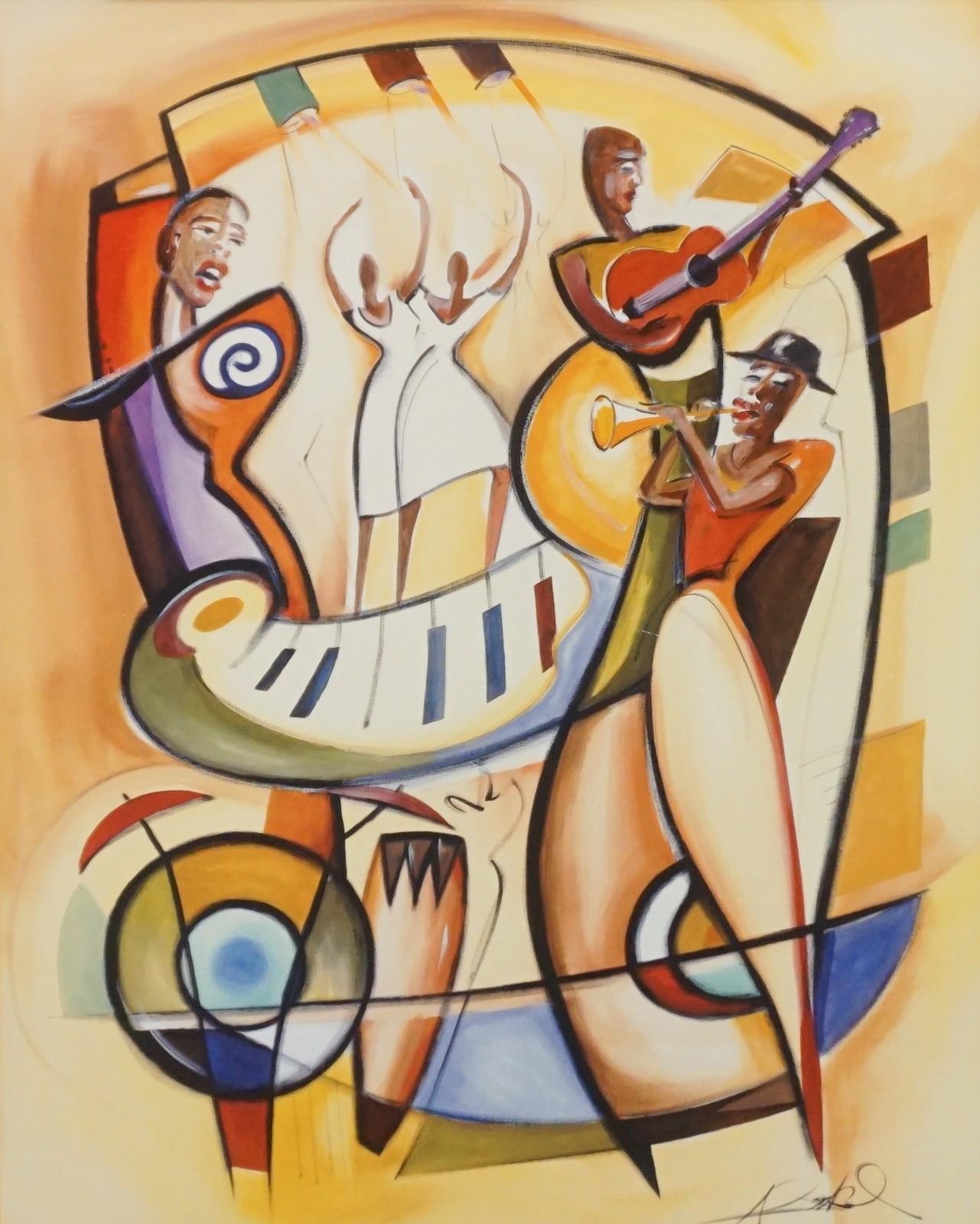 Alfred Gockel | Abstract Jazz Musicians | MutualArt