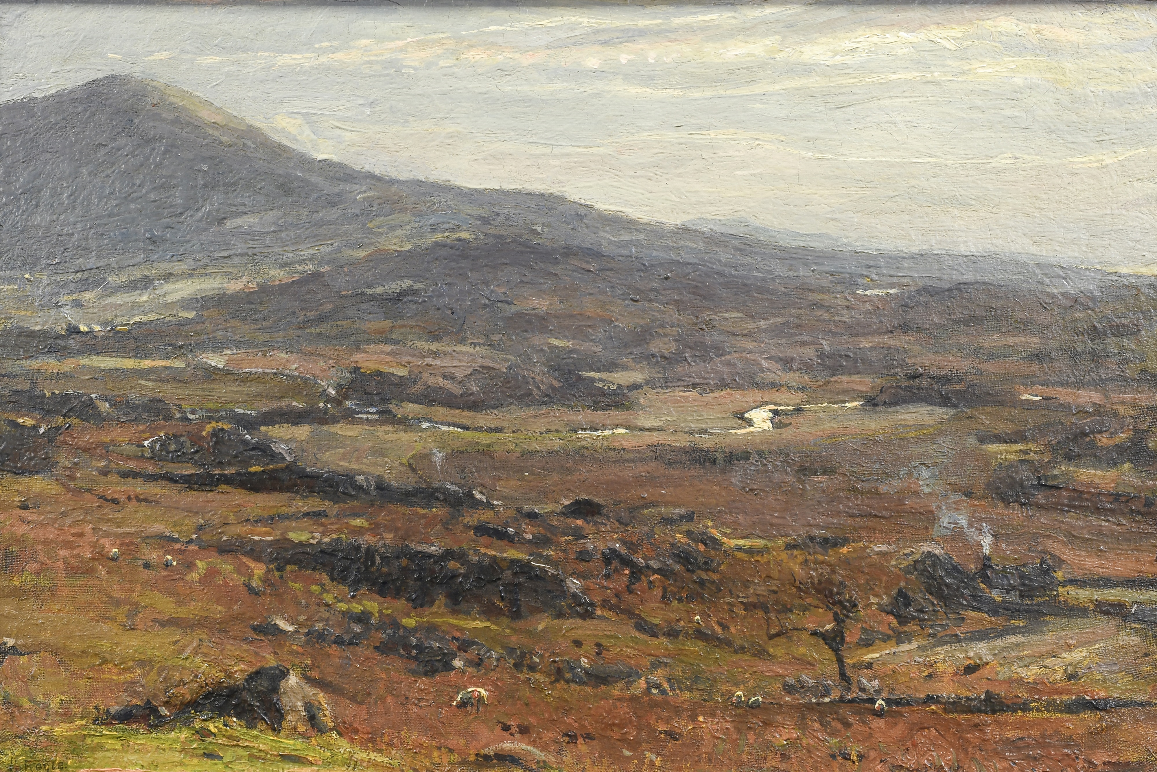 Herbert Royle | Extensive moorland landscape | MutualArt
