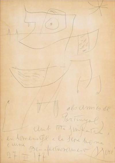 Joan Miró | JOAN MIRÓ (1893-1983). Untitled (1977) | MutualArt