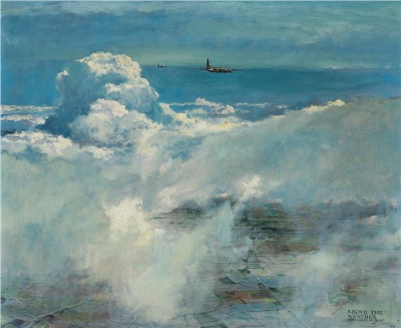 "Above the Weather, Fortresses at 15000' " by Eric Sloane