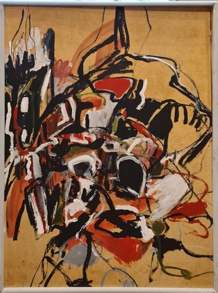 Composition on brown background, by Iordanis Roumeliotis