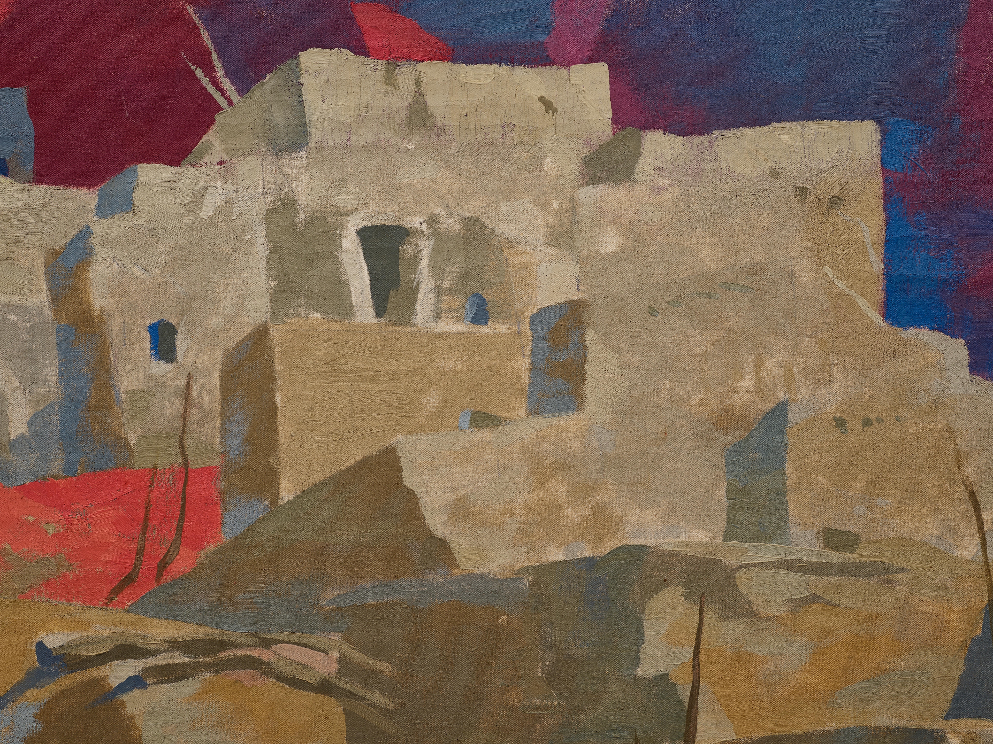 Artwork by Francis McComas, Cliff Dwellings, Made of oil on canvas