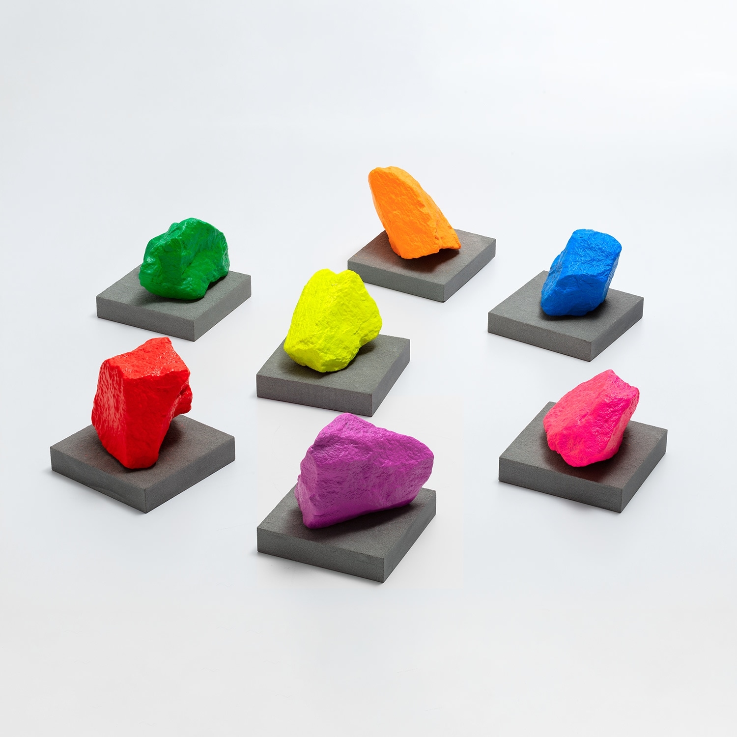 Ugo Rondinone | Seven Small Mountains (2016) | MutualArt