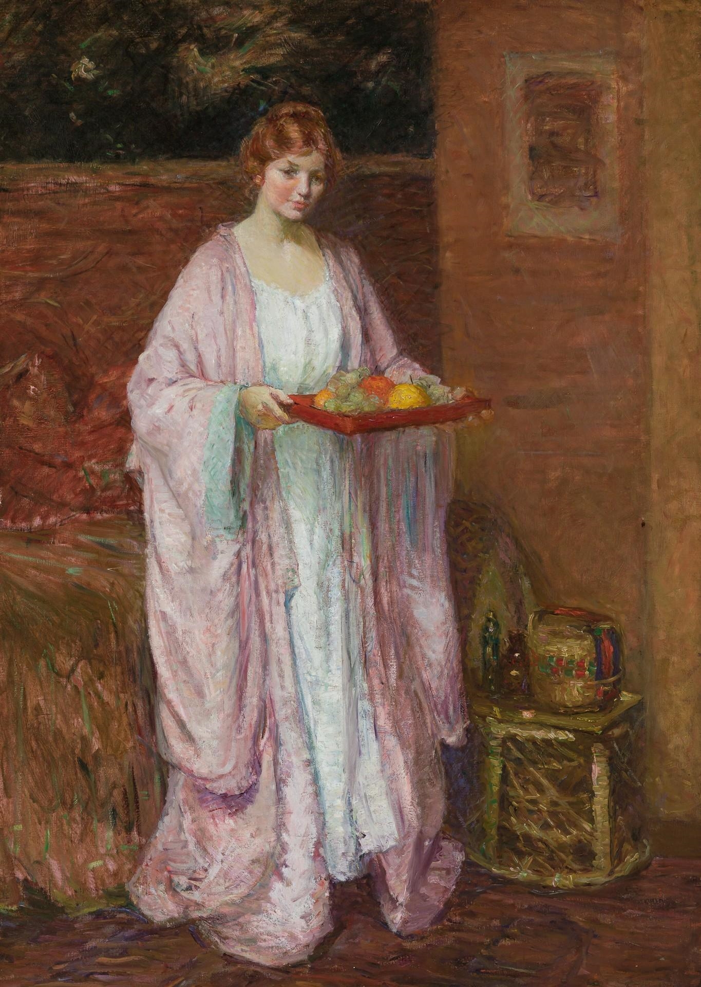 Agnes Millen Richmond | Woman in Pink | MutualArt