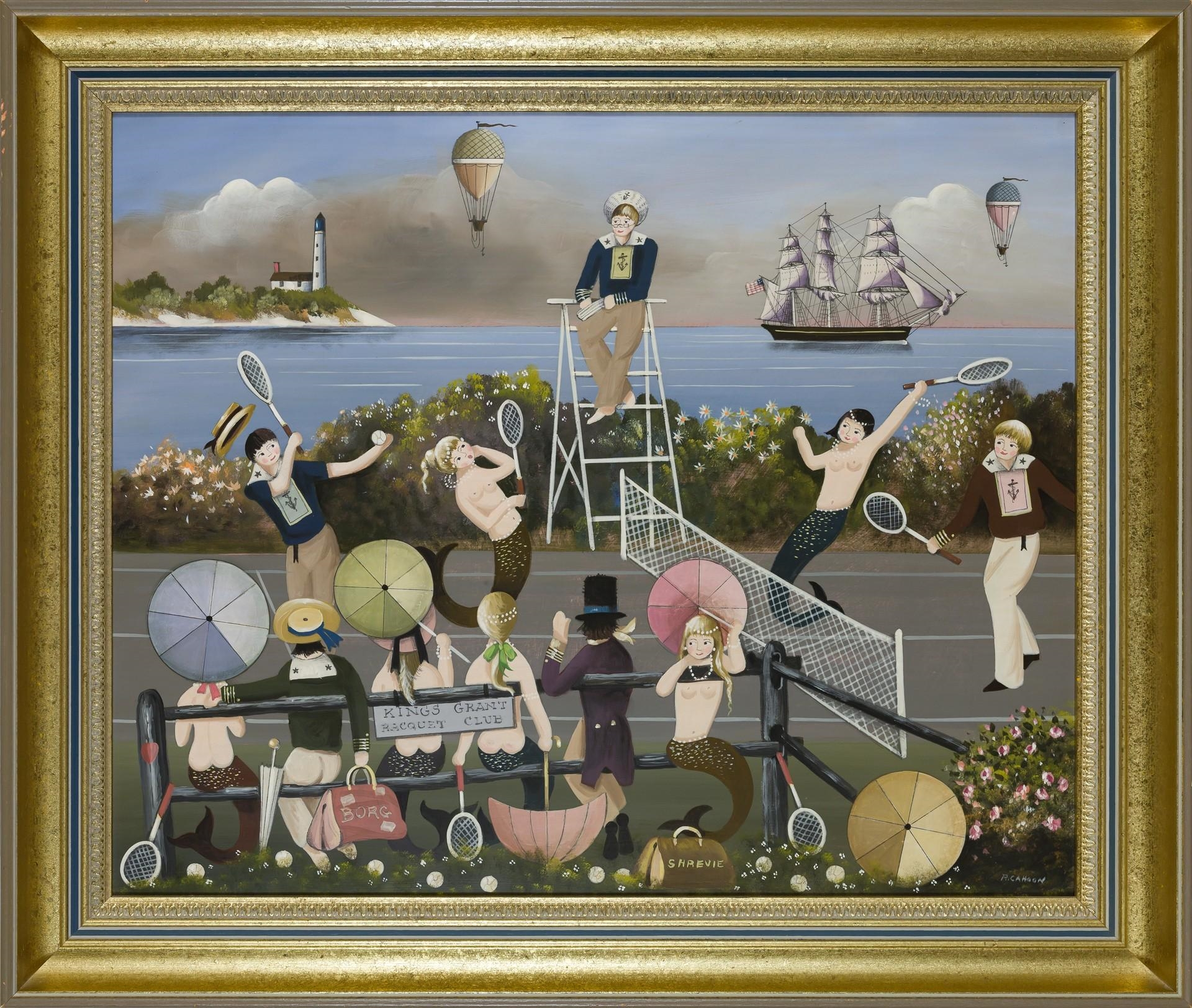 Ralph Eugene Cahoon Jr. Kings Grant Racquet Club MutualArt