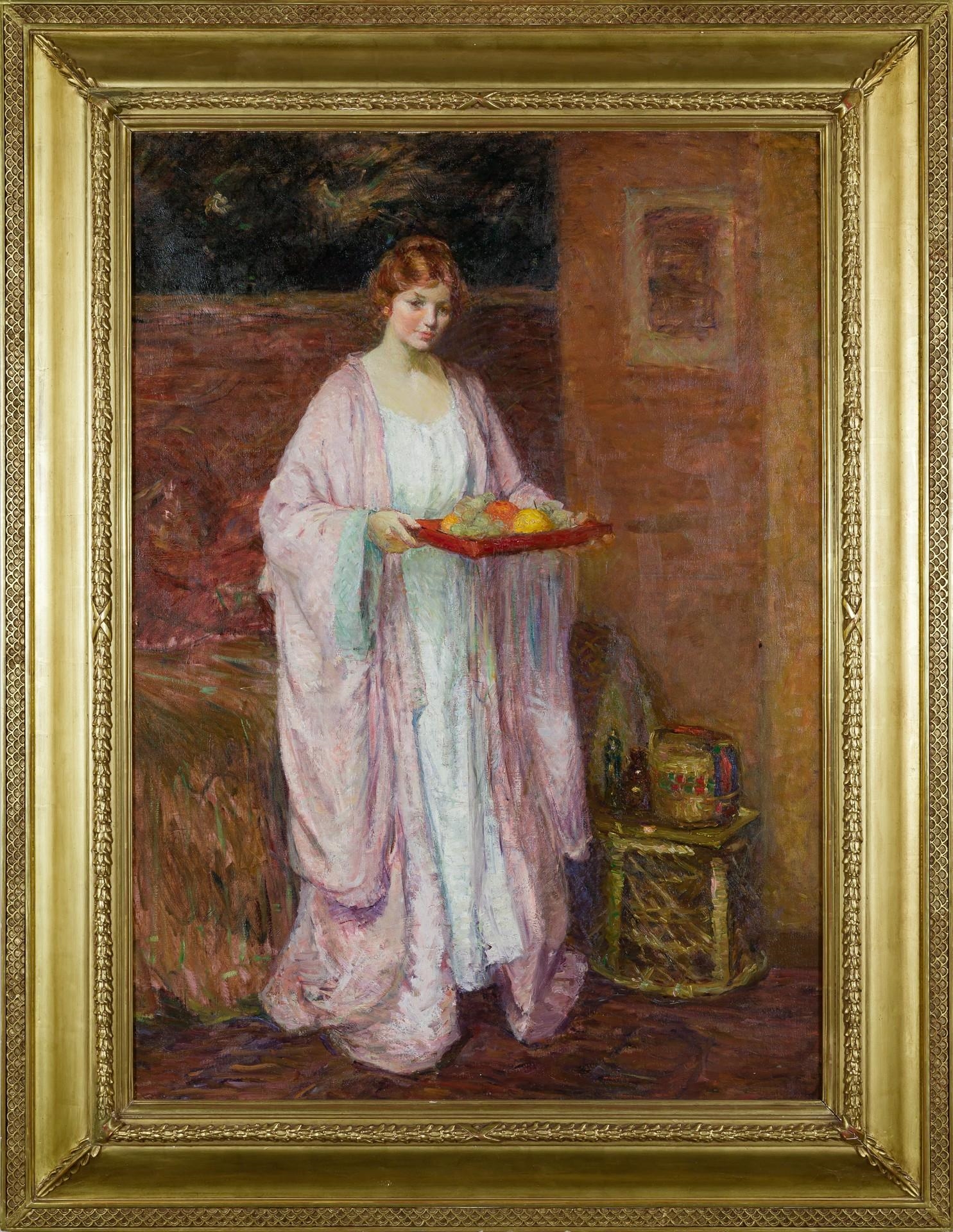 Agnes Millen Richmond | Woman in Pink | MutualArt