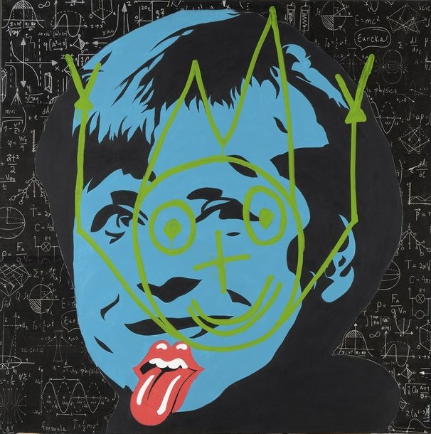 Artwork by Hervé Loiseau, Angela, 2020, Made of Acrylic and aerosol on canvas