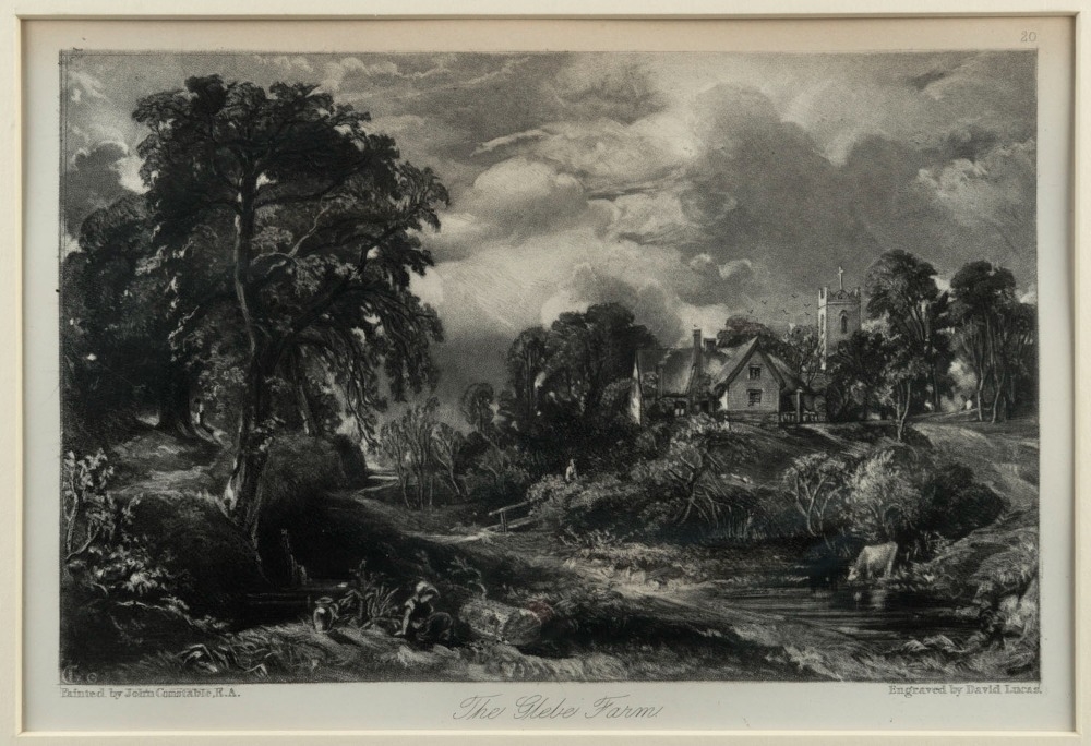 Artwork by John Constable, David Lucas, The Glebe Farm; Flatford Mill, Made of engravings