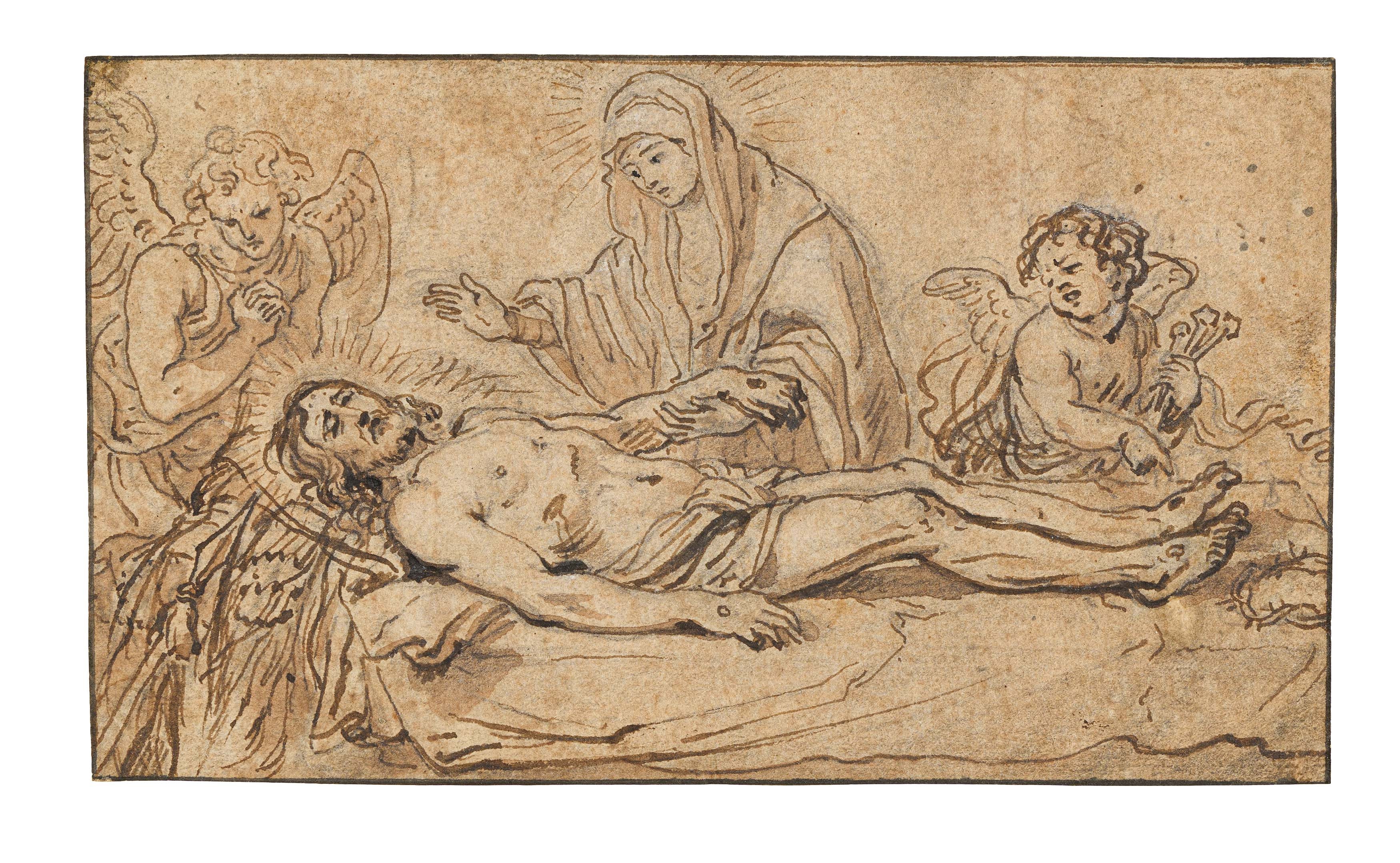 Flemish School 17th Century | The Lamentation of Christ. | MutualArt