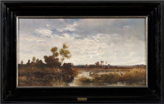 Josef Wenglein Moorland With Deer MutualArt