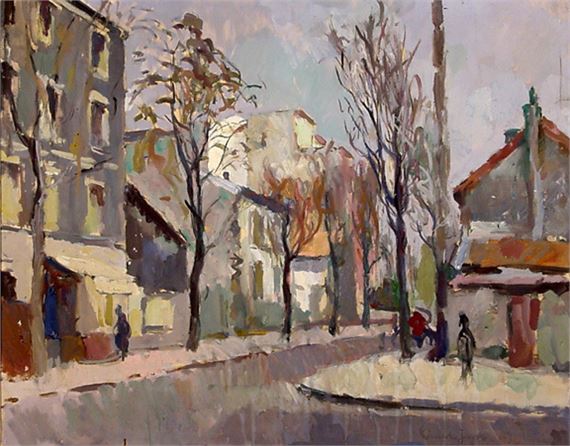 Strasse in Montrouge by Carl Walter Liner, 1943