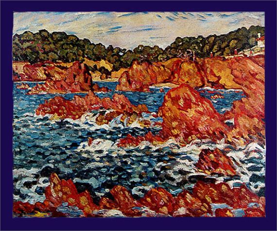 Les rochers rouges by Louis Valtat, 1905