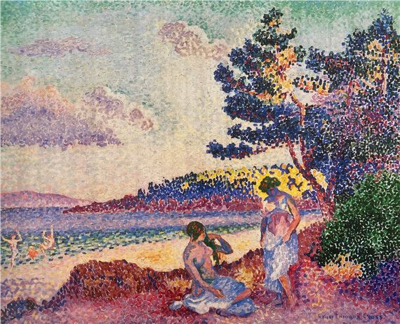 Henri-Edmond Cross | Avant l'orage (La baigneuse) (1907