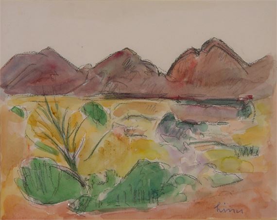 Südliche Landschaft by Carl Walter Liner