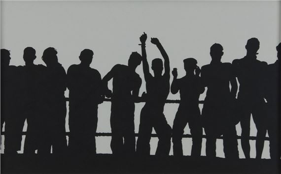 Demonstranten by Stefan Thiel, 2003
