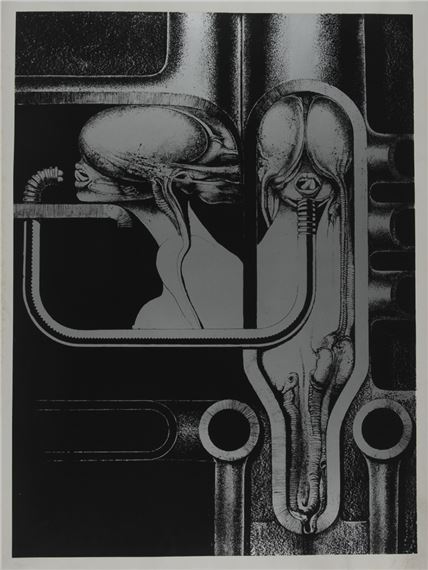 H. R. Giger | Sheet from Biomechanoiden (1969) | MutualArt