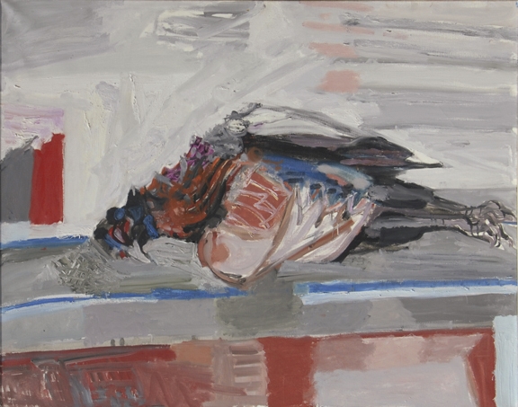 Artwork by Max Gubler, Fasan, Made of Oil on canvas