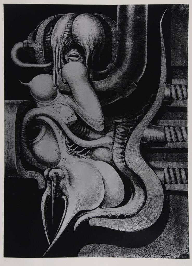 H. R. Giger | Portfolio. Biomechanoiden (1969) | MutualArt