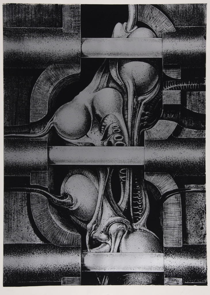 H. R. Giger | Portfolio. Biomechanoiden (1969) | MutualArt